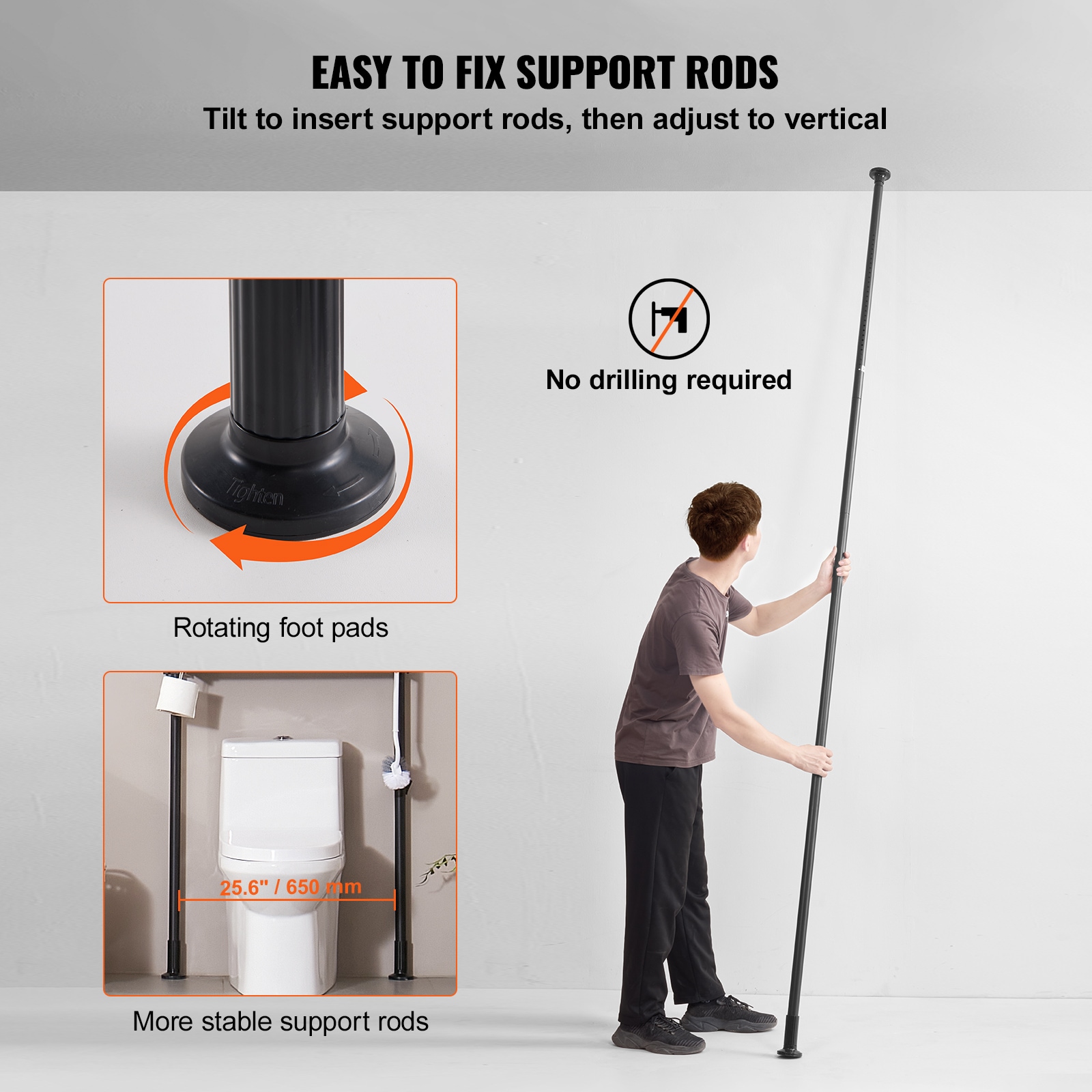 Over The Toilet Storage 4-Tier Bathroom Shelf Rack Space Saver Organizer_voghion.com